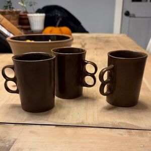 Bennington pottery mugs